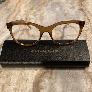 Like new Burberry glasses frame and case